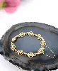 bracelet maille rond motifs fleurs vidées en or or 750 millième (18 ct) 15,77g