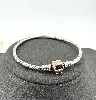 bracelet pandora maille serpent fermoir barillet doré l18cm argent 925 millième (22 ct) 13,76g