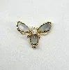 broches en forme d'papillon email avec d'oxydes en métal doré