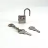 cadenas hermès argenté avec 2 clès