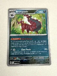 carte pokémon brutapode - pokéball