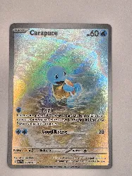 carte pokémon carapuce ar 170/165 ev3.5 ecarlate et violet 151