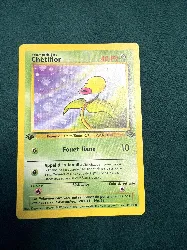 carte pokémon chétiflor 49/64 set de base 1ère édition
