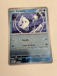 carte pokémon sorbébé -  pokéball