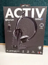 casque t'nb activ 1000x with microphone and charging base - micro - casque - sur - oreille - fréquence/bluetooth radio de 2,4 ghz 