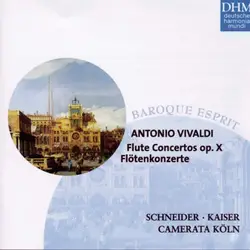 cd antonio vivaldi, camerata köln, michael schneider, karl kaiser - flute concertos op. x (2002)