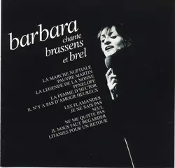 cd barbara - chante brassens et brel (1997)