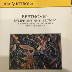 cd beethoven - boston symphony orchestra / erich leinsdorf - symphony no. 3 “eroica” (1988)