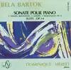 cd béla bartók, dominique merlet - sonate pour piano, 2 danses roumaines, 2 elégies, 3 burlesques op. 8, suite op. 14 (1979)