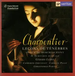 cd charpentier - il seminario musicale, gérard lesne, catherine greuillet, caroline pelon, christopher purves - leçons de ténèbres