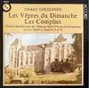 cd chœur des moines de l'abbaye saint - pierre de solesmes direction dom j. gajard o.s.b. - chant gregorien: les vêpres du dimanch