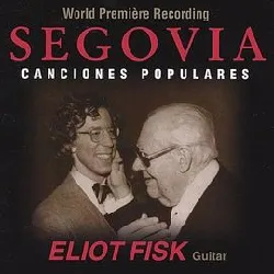 cd eliot fisk - segovia canciones populares [cd