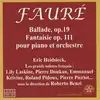 cd fauré / roberto benzi, eric heidsieck, lily laskine, pierre doukan, emmanuel krivine, roland pidoux, pierre pierlot - ballade, 
