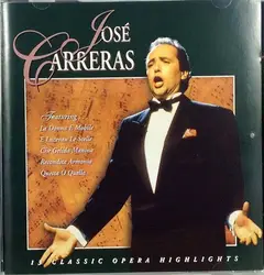 cd josé carreras - 13 classic opera highlights (1996)