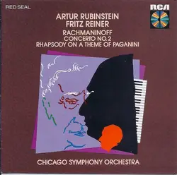 cd rachmaninoff / artur rubinstein, fritz reiner, chicago symphony orchestra - concerto no. 2 / rhapsody on a theme of paganini (1