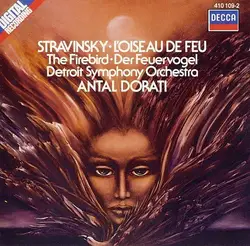 cd stravinsky / detroit symphony orchestra, antal dorati - l'oiseau de feu = the firebird = der feuervogel (1984)