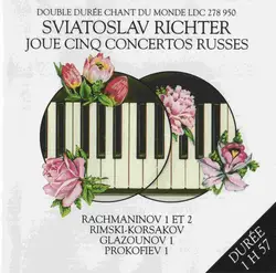 cd sviatoslav richter, rachmaninov, rimski - korsakov, glazounov, prokofiev - joue cinq concertos russes (1989)