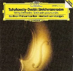 cd tschaikowsky · dvorák - berliner philharmoniker · herbert von karajan - streicherserenaden = string serenades = sérénades pour 