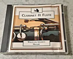 cd wolfgang amadeus mozart - clarinet & flute (1998)