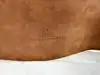 ceinture large gucci en cuir marron et boucle en laiton doré vieilli taille 85/34 réf. 201799