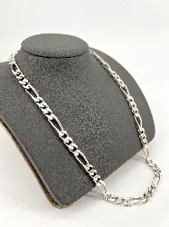 chaîne argent maille figaro l57,5 argent autre 68,35g