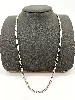 chaîne en argent maille gourmette l56cm argent 925 millième (22 ct) 17,30g