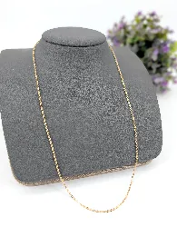 chaîne en or maille forçat ovale limée or 750 millième (18 ct) 5,02g