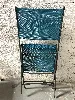 chaise pliante d'extérieur batyline serge ferrari bleu turquoise