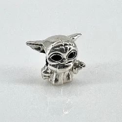 charm pandora baby yoda de star wars  argent 925 millième (22 ct) 3,76g