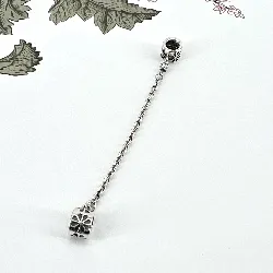 charm pandora chaîne de sécurité fleur de marguerite  argent 925 millième (22 ct) 3,34g