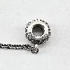 charm pandora chaine de sécurité strass argent 925 millième (22 ct) 4,81g