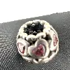 charm pandora coeurs roses argent 925 millième (22 ct) 3,68g