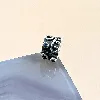 charm pandora en argent clip tendril et strass bleus argent 925 millième (22 ct) 2,50 g