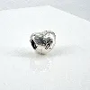 charm pandora en argent coeur sigles chinois argent 925 millième (22 ct) 3,34g