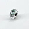 charm pandora en verre de murano ondulé multicolore argent 925 millième (22 ct) 3,08g