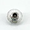 charm pandora en verre de murano ondulé multicolore argent 925 millième (22 ct) 3,08g