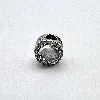 charm pandora pave flocon de neige scintillant transparente argent 925 millième (22 ct) 3,19g