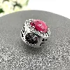 charm pandora rose cerise scintillant en argent, cristal et oxyde de zirconium argent 925 millième (22 ct) 2,36g