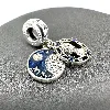 charm pandora star wars double pendant princesse leia argent 925 millième (22 ct) 3,72g