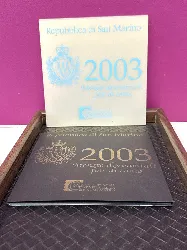 coffret san marino - bu 2003