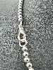 collier en argent maille boule avec pendentif ours l40cm argent 925 millième (22 ct) 19,62g