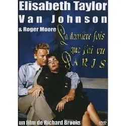dvd la dernière fois que j'ai vu paris