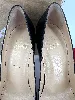 escarpins louboutin modèle decollete 554 en cuir noir