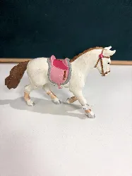 figurine poney de promenade blanc papo 51526