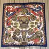 foulard / carré de soie hermès 90x90 cm sous l'égide de mars