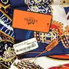 foulard / carré de soie hermès 90x90 cm sous l'égide de mars