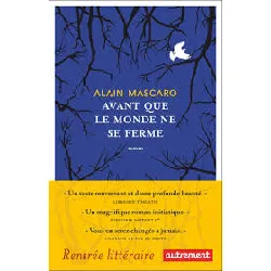 livre avant que le monde ne se ferme