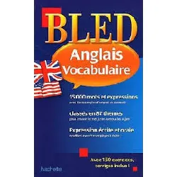 livre bled anglais vocabulaire