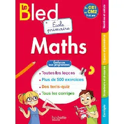 livre bled ecole primaire maths du cp au cm2