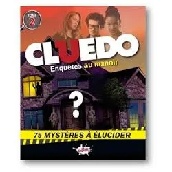 livre cluedo - mon carnet d'enigmes - tome 2 enquêtes au manoir